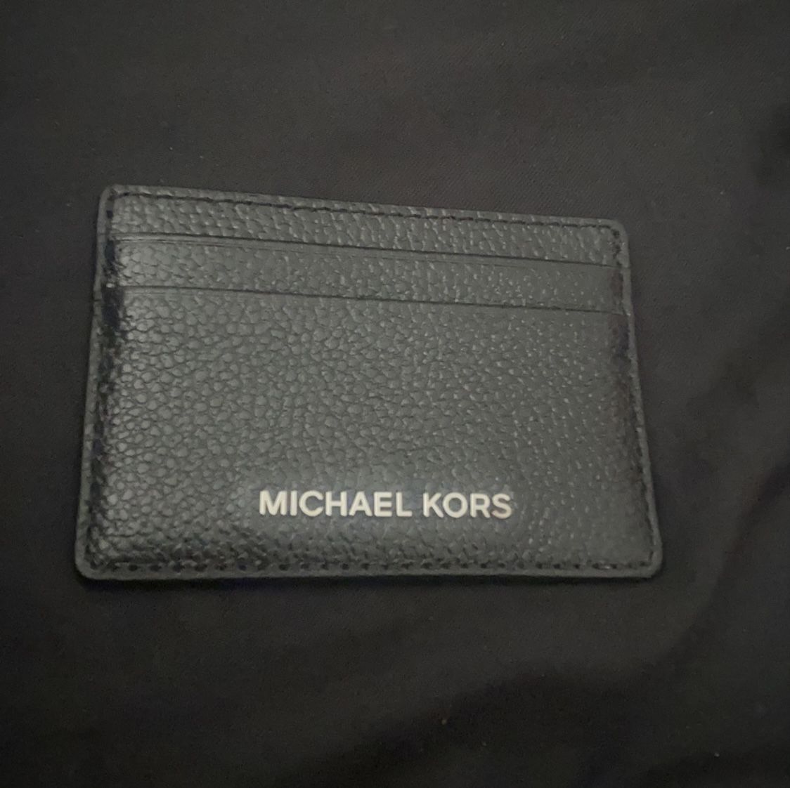 Micheal Kors Tall Card Case Leather Wallet
