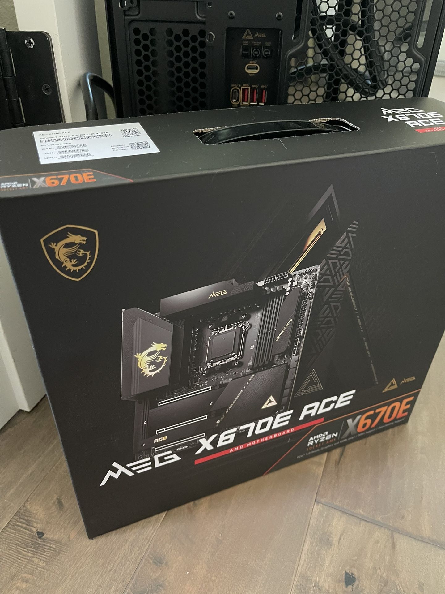 MSI MEG X670e ACE Including RARE OC Tuner NEVER USED!
