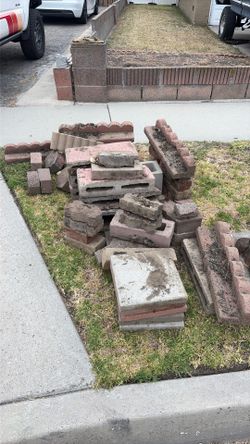 Free bricks pavers cinder blocks