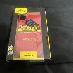 iPhone X Otter-Box Defender Case 