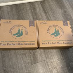 2 Pairs Shoe Boot Stretchers – Adjustable 4-Way Shoe Widener