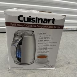 Cuisinart PerfecTemp Cordless Electric Kettle with Preset Temperature Controls 