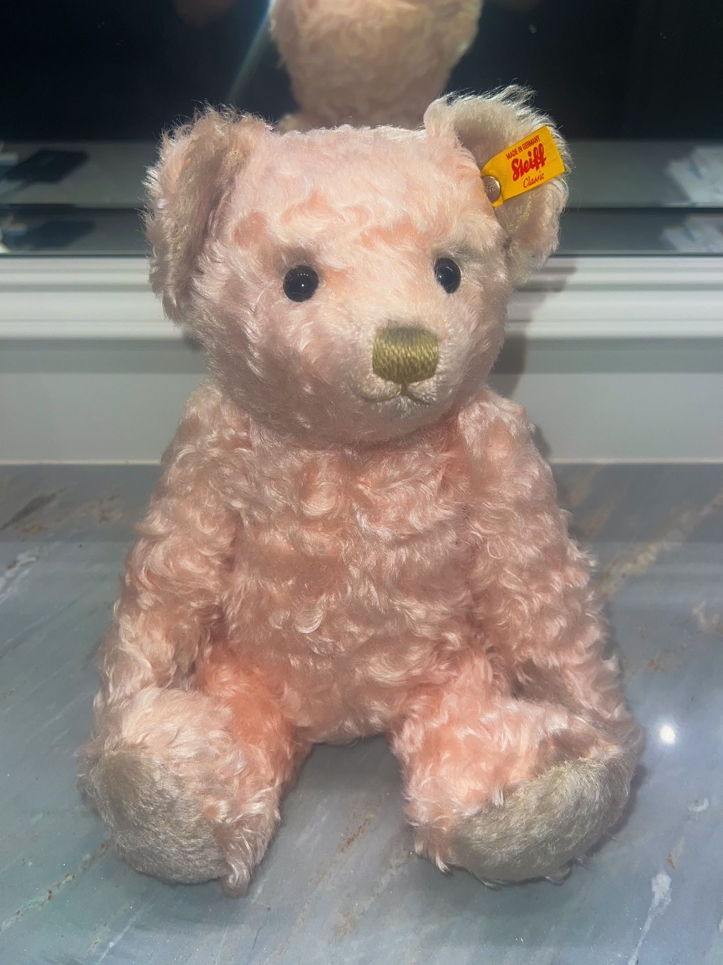 Pink Steiff Teddy Bear