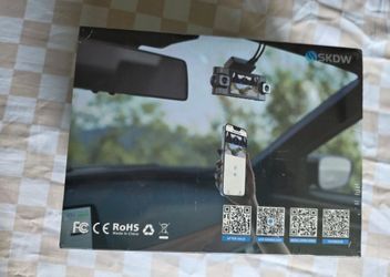 SKDW GD340 4-Channel 360° Dash Cam (Front/Cabin/Rear) 4K WiFi GPS + 128GB Card – Brand New Sealed