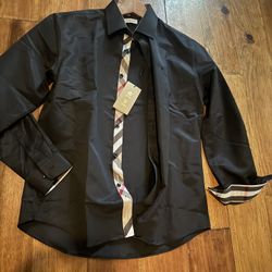 Men Large Burberry Shirt 