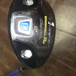 Pinseeker Bombshell Plus Hyper Steel 22° Hybrid Utility Club – Grafalloy ProLaunch Graphite Shaft &  Lamkin Grip
 