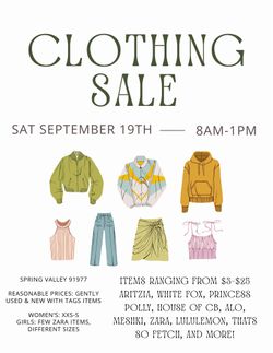 BIG CLOTHING SALE