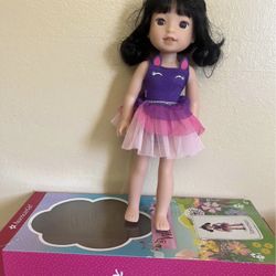 American Girl WellieWishers Emerson 14.5" Doll, Purple