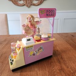 Vtg Tyco Barbie Kitchen Littles Food Mart With Accessories HTF/Barbicore/Cottagecore/Dollhouse/Barbie /