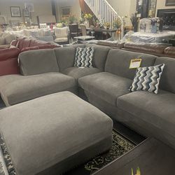 Sectional With Ottoman 