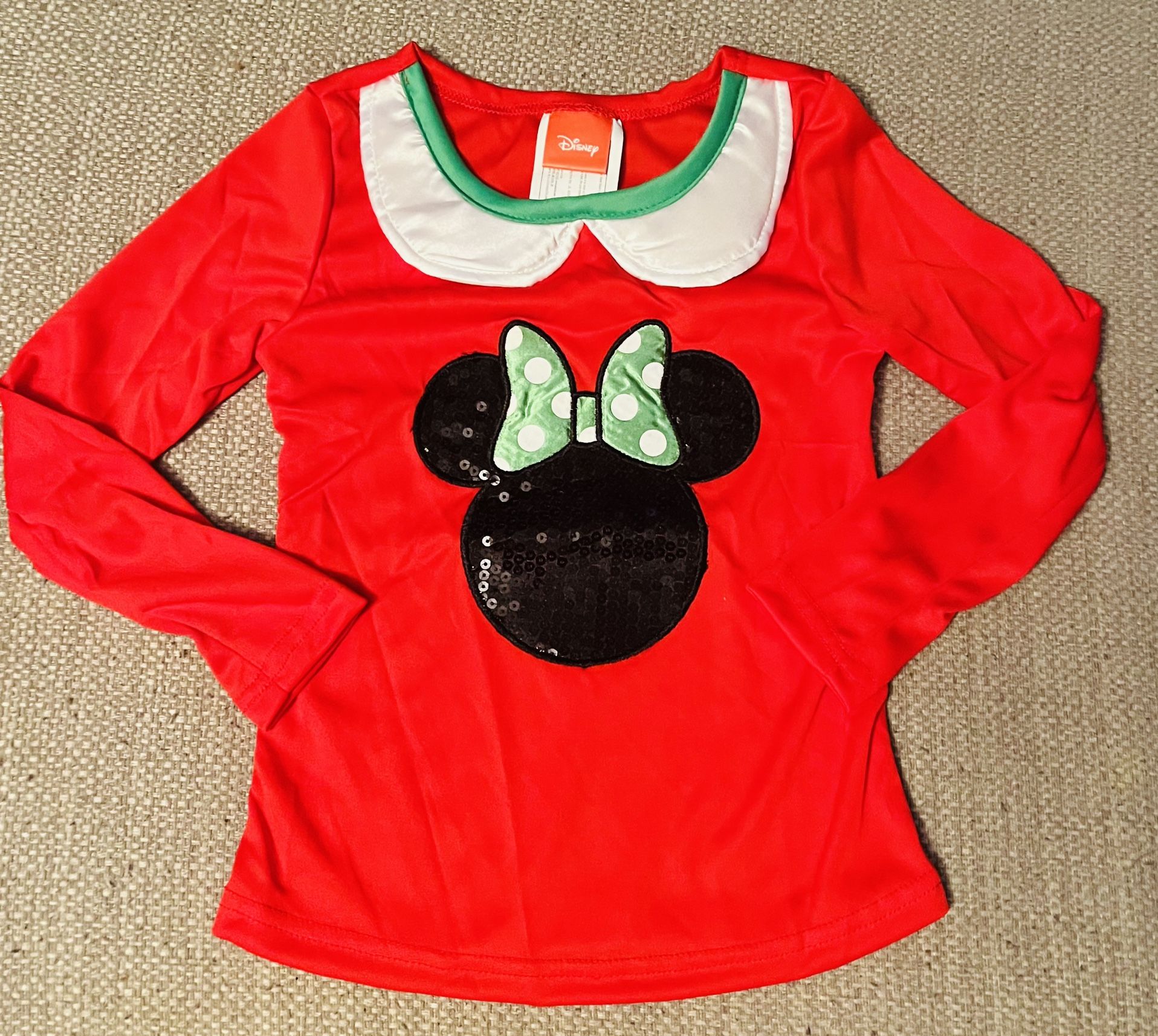 Adorable Size 4-6 Sequins Minnie Top