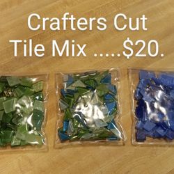 #226... Glass Mosaic Crafters Tiles