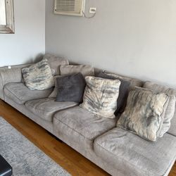Gray sectional used