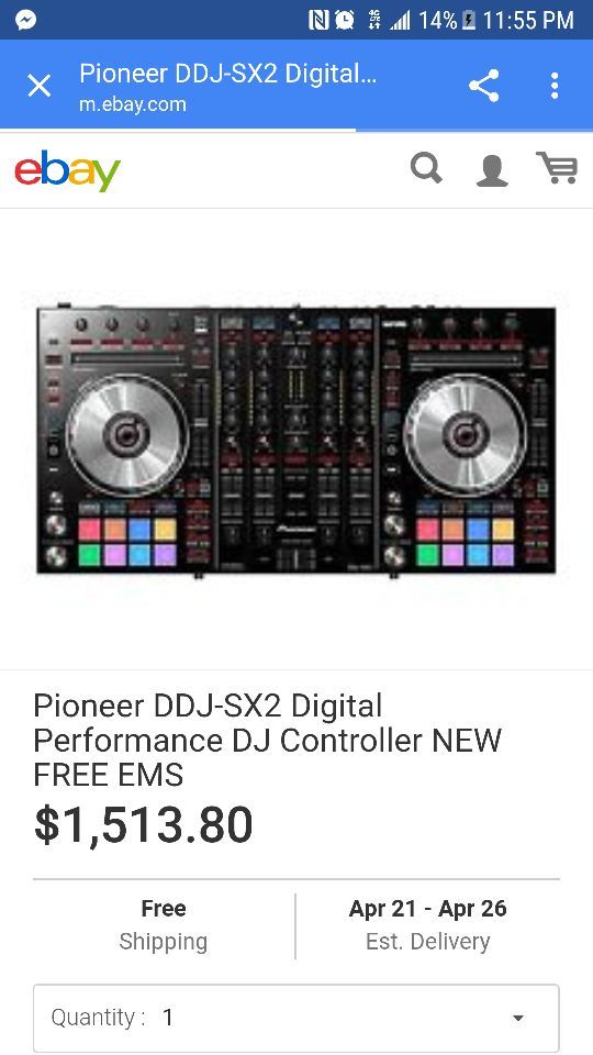 pioneer ddj sx
