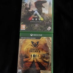 Xbox One Ark Survival Evolved & State Decay 2