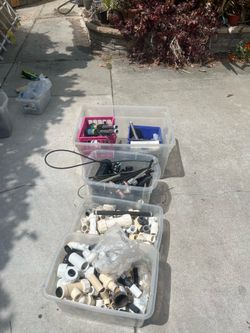 Free PVC fittings and irrigation  parts- UC
