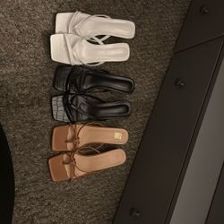 2 kitten heals and one heel  size 7