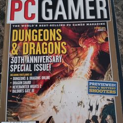 Vintage PC Gamer Dungeons And Dragons Special Issue