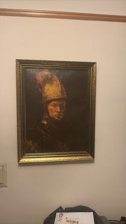 The Man with a Golden Helmet Painting Print