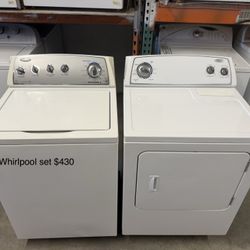 Whirlpool Washer Dryer