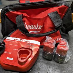 Milwaukee M12 2.0Ah Batteries Combo Kit Brand New 