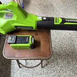 Green works Cordless Blower
