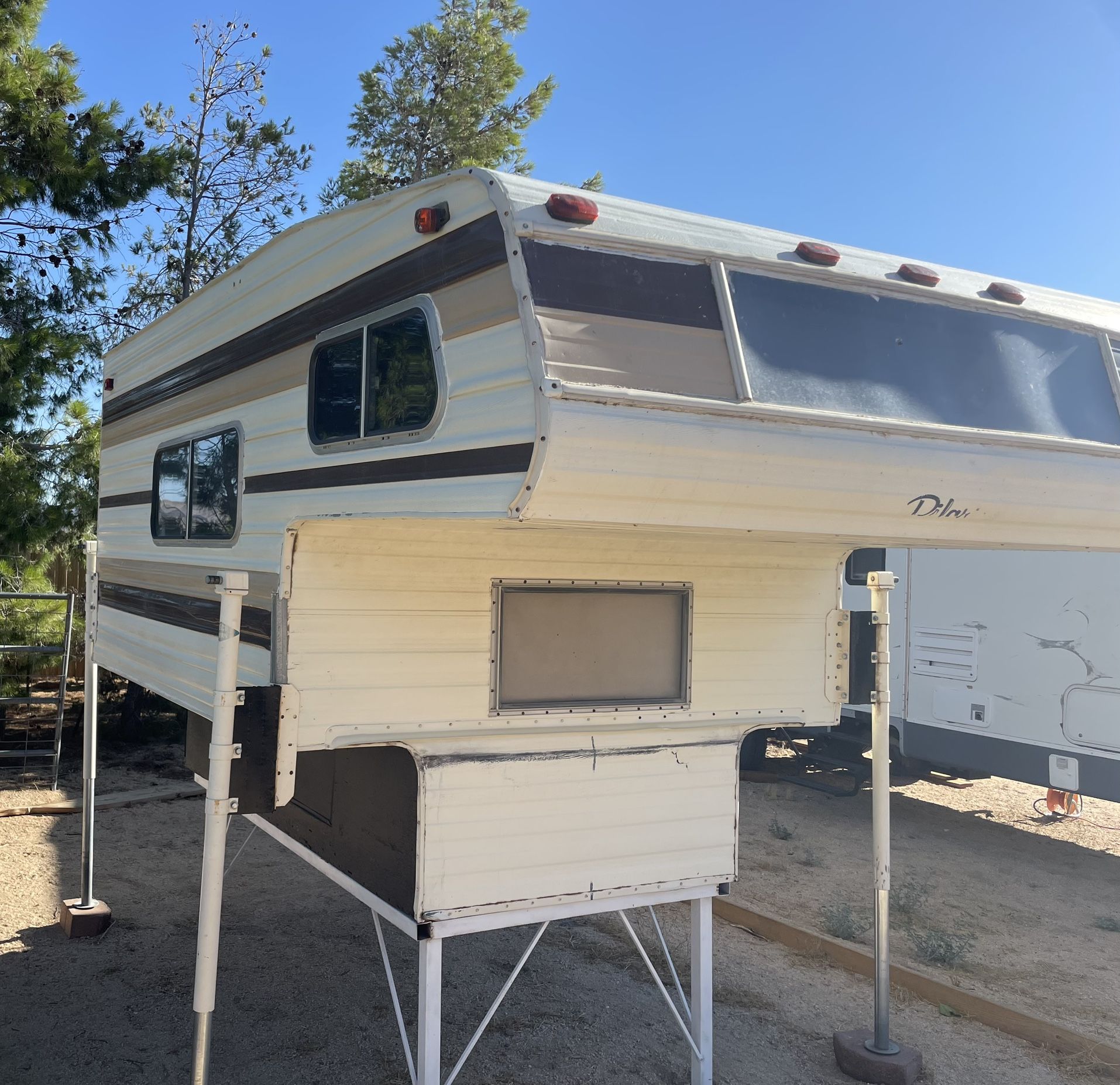 Vintage truck camper