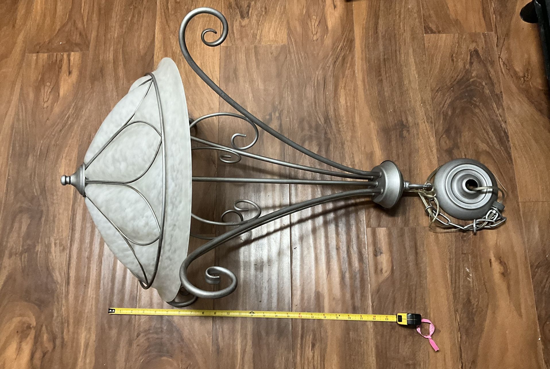 Nickel Brushed Bowl Pendant Light Fixture