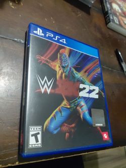 PS4 W2k22 Wrestling game