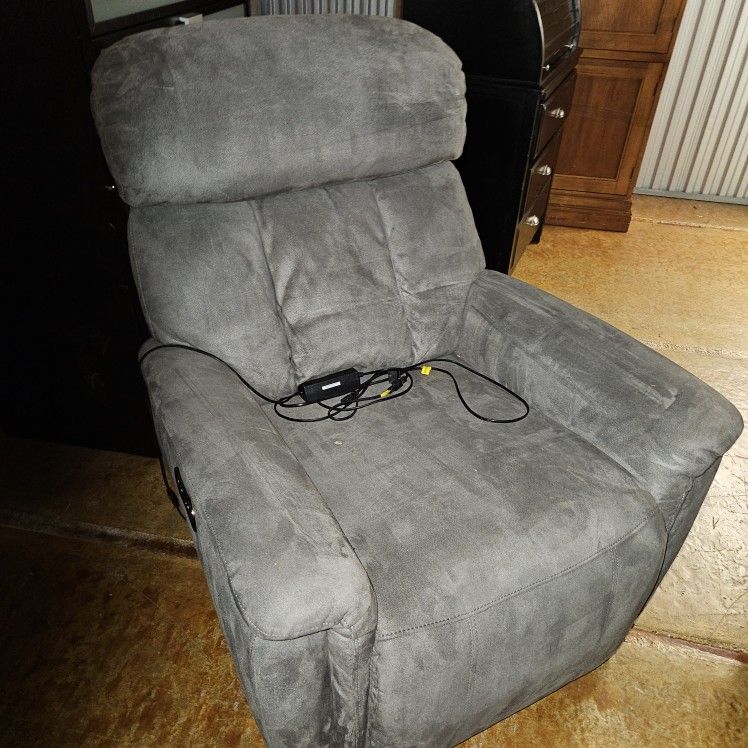 Gray Recliner Chair (Electric)