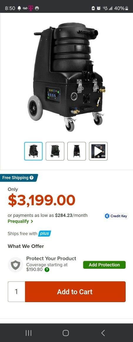 Carpet Extractor. GREAT DEAL!!! 