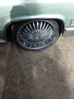 22 Inch Rims And Tires For 500 Or best Offer