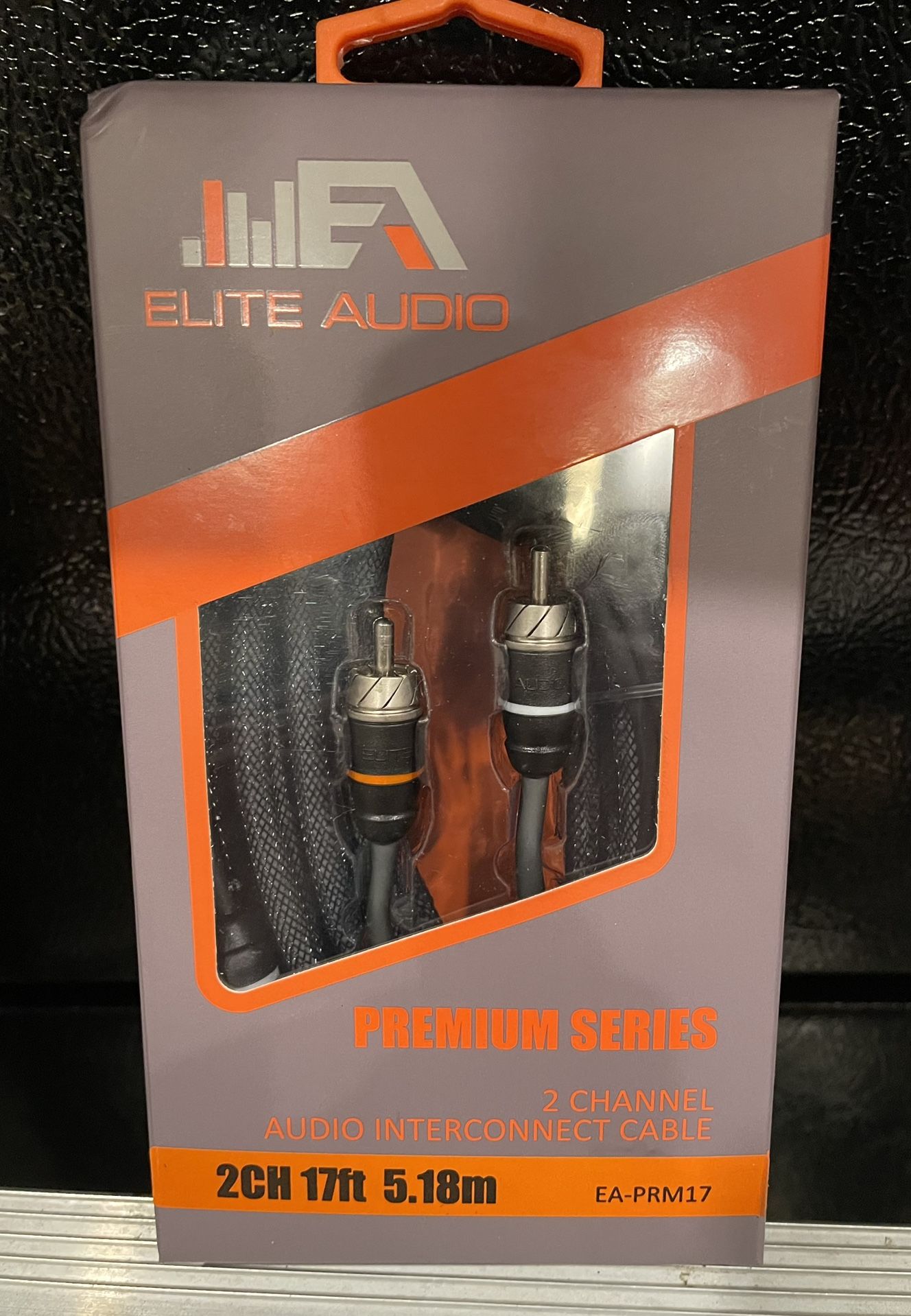 Elite Audio Premium Series 17ft. 2-Channel Car Audio RCA Cable