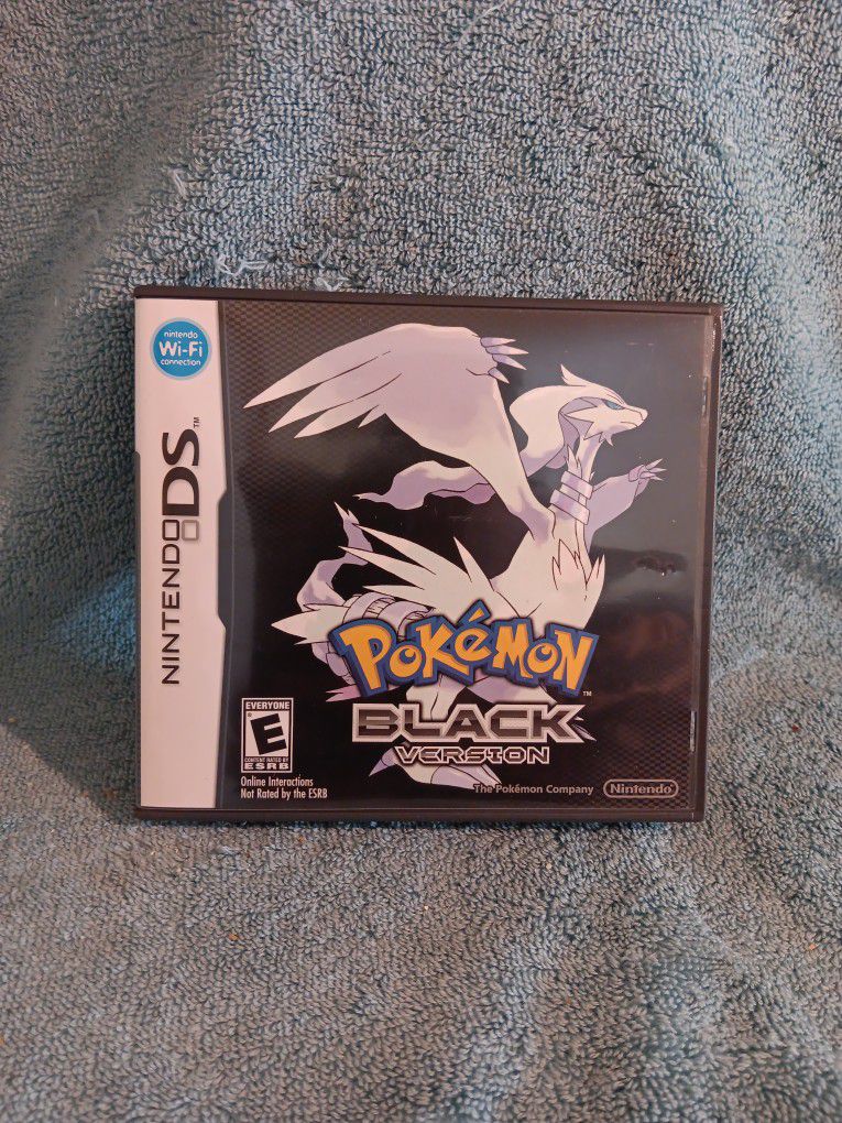 Pokémon Black Version Nintendo DS2011 Complete Set Including Pokémon Ds Cartridge, Instruction Manuals And Case