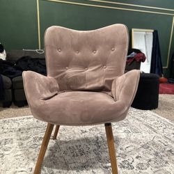tufted button purple desk sofa chair