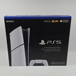 New Sony PlayStation 5 Slim Digital PS5 825GB White Console Gaming System 
