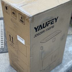 Brand New Yaufey 150 Pints Dehumidifier with Pump for Home, Basement and Large Room up to 7000 Sq. Ft., With Drain Hose, Timer, Intelligent Humidity