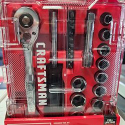 Craftsman 3/8" Drive Metric Mechanics Tool Set. 24-piece