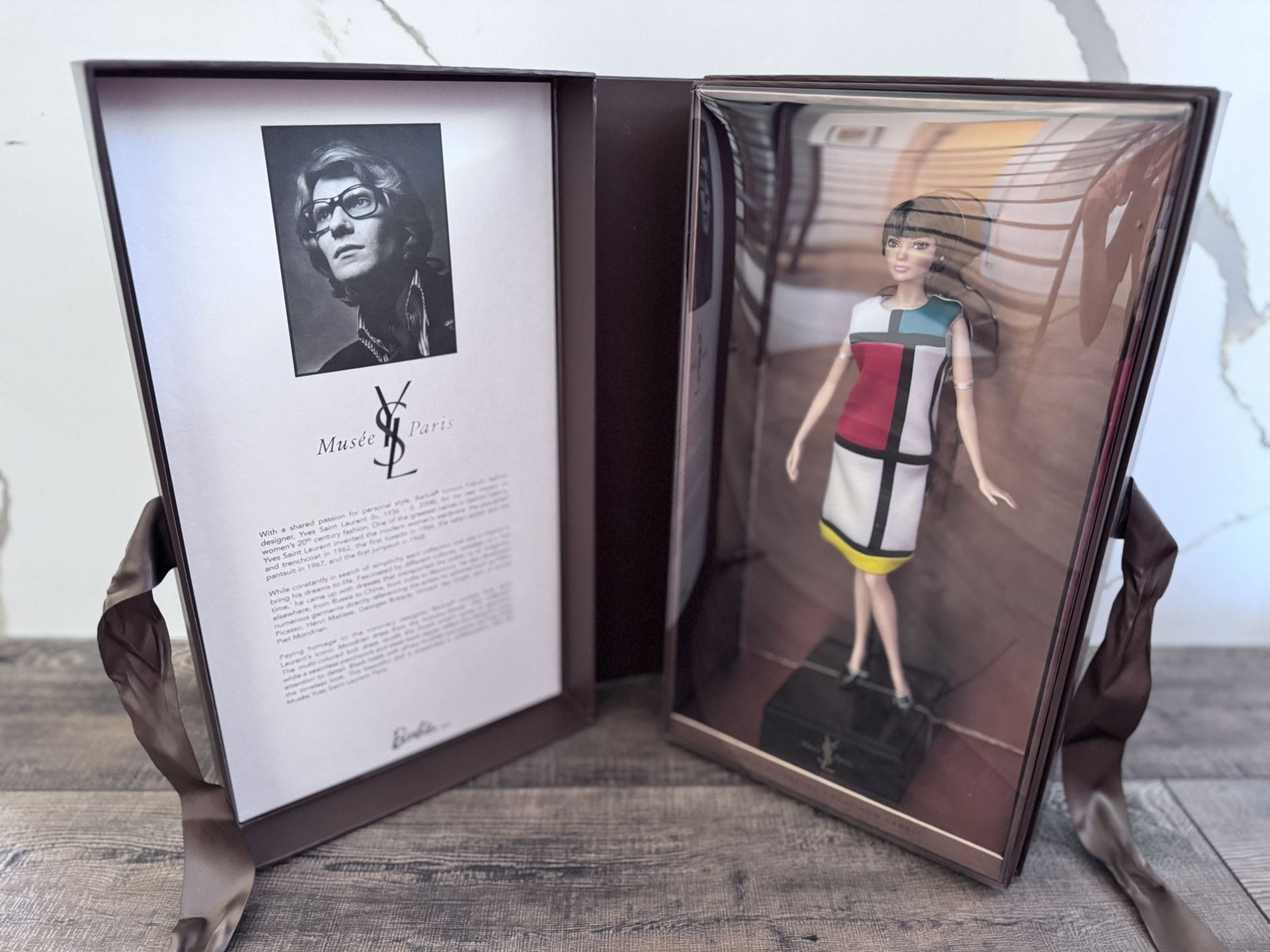 Barbie Yves Saint Laurent Mondrian Dress YSL Designer Platinum Label Doll 2018