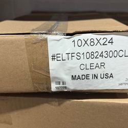 10x8x24 FDA CLEAR FOOD BAGS – 300 COUNT (MEAT & FOOD SAFE)