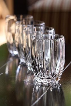 NEW in BOX - Waterford Marquis Hand-Crafted Fine Crystal Omega Double Old Fashioned Glasses, Set of 4 - Made in Germany