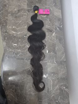 34" Raw Top Quality Indian Virgin Human Hair Body Wave Bundle