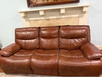 Leather sofa
