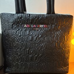 Karl Lagerfeld Paris "Voyage" Puffy Tote