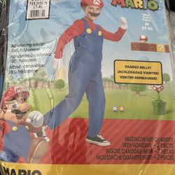 Mario Boys Costume Size 7/8