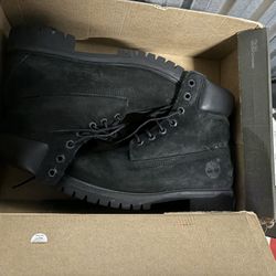Black Timberland Boots Size 8.5 Mens 