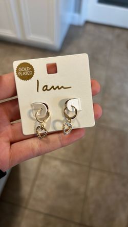 “I Am” Gold Plated Earrings