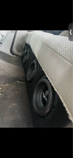 4 skar ZVX 8inch and skar amp Silverado