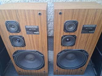 Kenwood JL-770 Floor Standing Speakers Pair 12 inch sub 140 watts