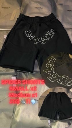 Spider Black Shorts